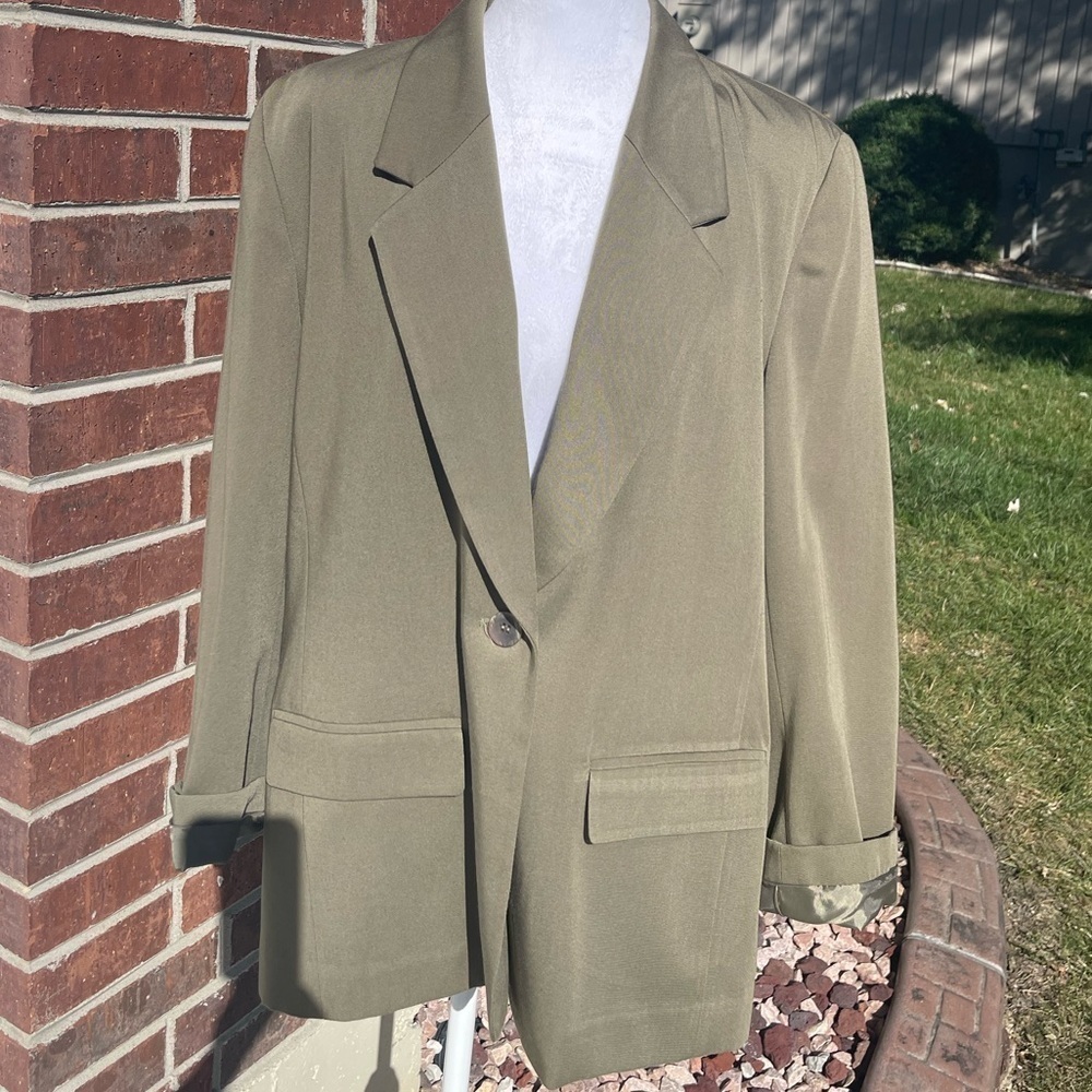 Pendleton Olive Green Blazer Size 12
